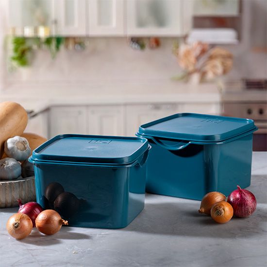 Picture of Square Food Storage 3Lt - Teal