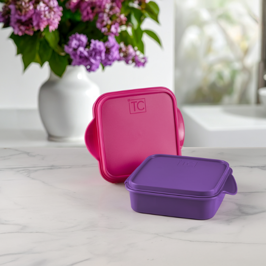 Picture of (WW106+WW107) Lunch Box 1.5Lt Petunia & Violet